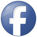 social facebook button blue 128